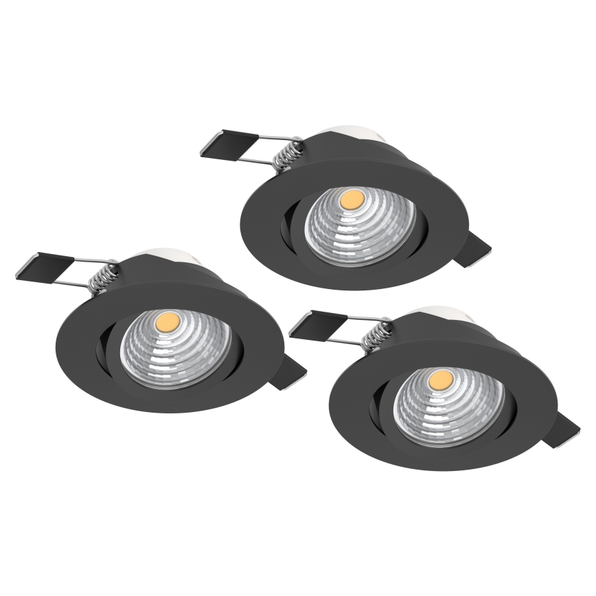 Eglo - SETTI 3x LED Himmennettävä upotettava valo SALICETO LED/6W/230V