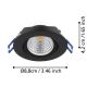 Eglo - SETTI 3x LED Himmennettävä upotettava valo SALICETO LED/6W/230V