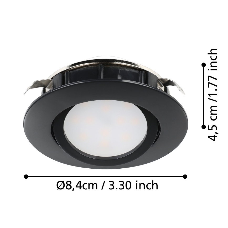 Eglo - LED Himmennettävä upotettava valo/5,5W/230V