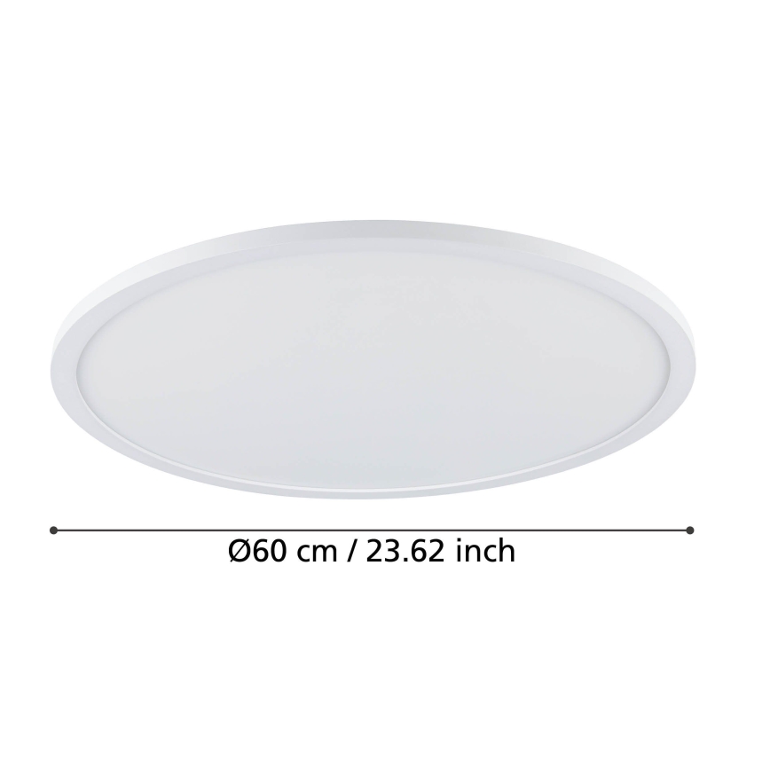 Eglo - LED himmennettävä kattovalaisin LED/41W/230V halkaisija 60 cm valkoinen