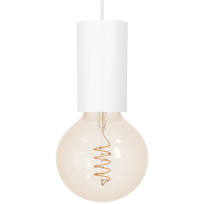 Eglo - Kattokruunu johdossa 1xE27/40W/230V valkoinen