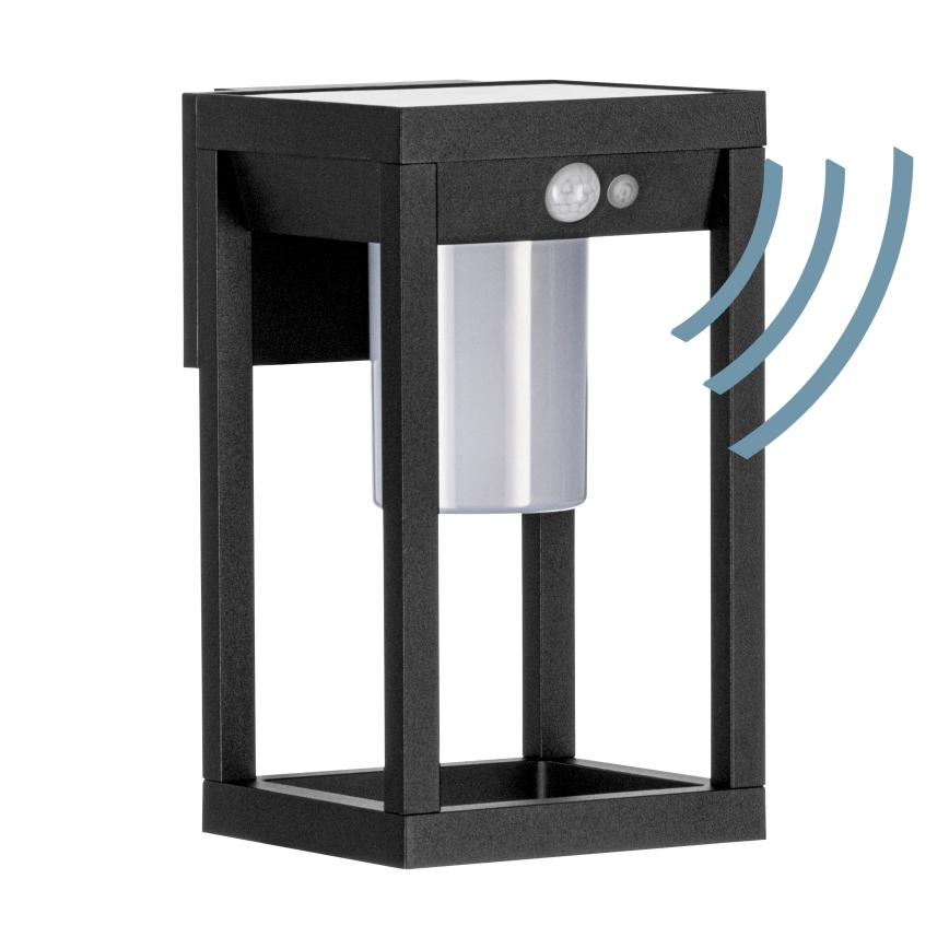 Eglo - LED aurinkokäyttöinen seinävalaisin sensorilla LED/3,7W/3,7V 2000 mAh IP44