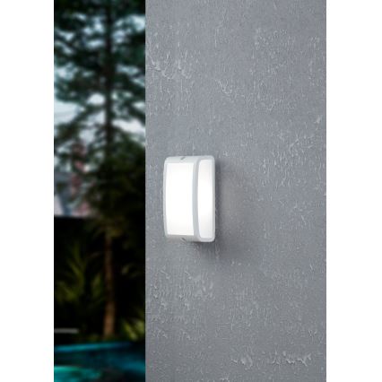 Eglo - LED-ulkoseinävalaisin LED/10,5W/230V valkoinen IP54