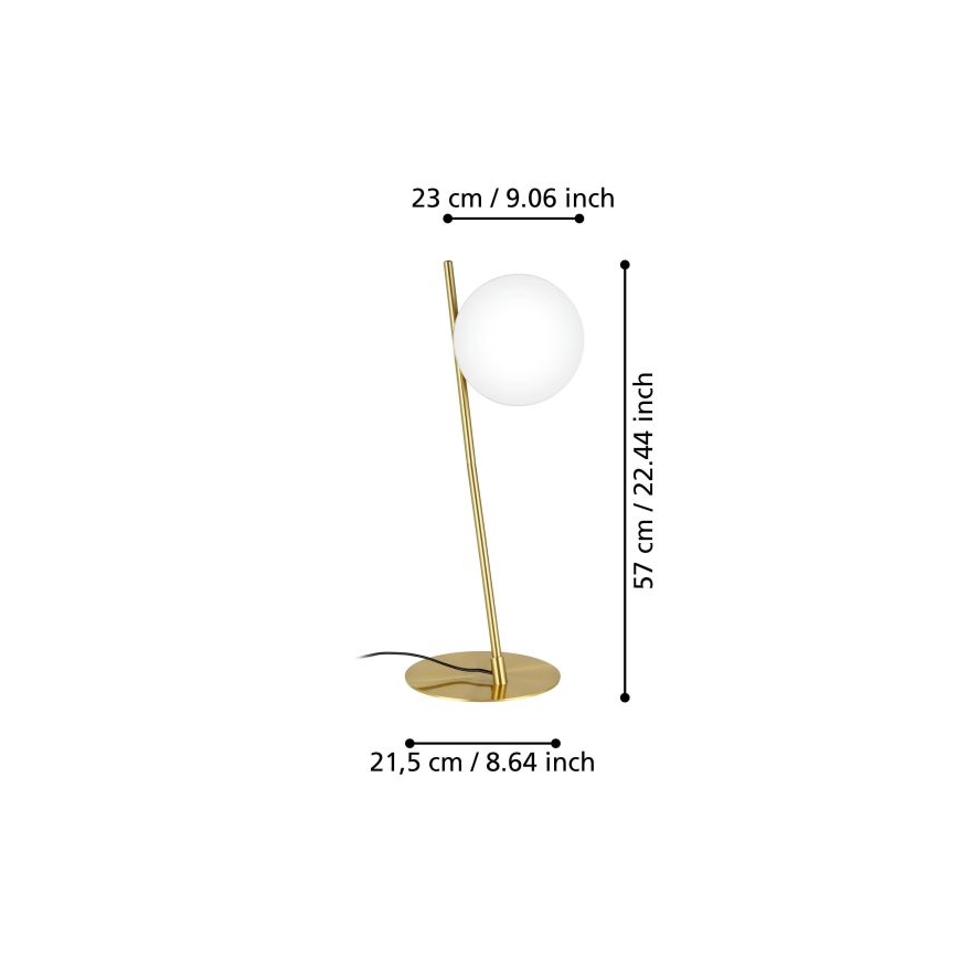 Eglo - Pöytävalaisin 1xE27/40W/230V