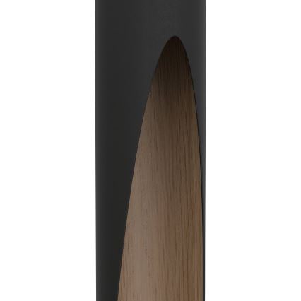 Eglo 900874 - BARBOTTO LED-riippuvalaisin vaijerilla 1xGU10/4,5W/230V musta/ruskea