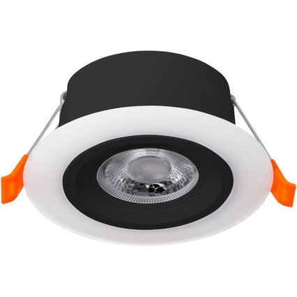 Eglo - 3 kpl:n sarja LED-upotettavia kattovalaisimia LED/4,8W/230V musta