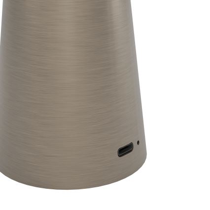 Eglo - LED Himmennettävä kosketus ulko lamppu LED/2,8W/5V 2400K/3000K/4000K 5200 mAh IP54 beige