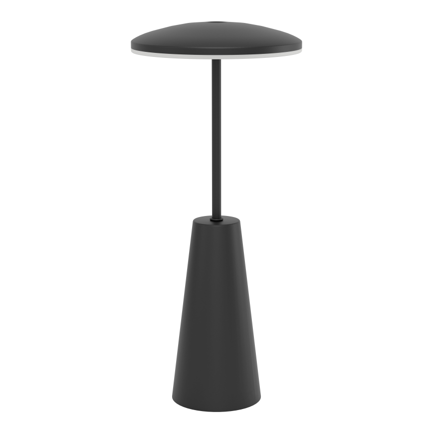 Eglo - LED Himmennettävä kosketus ulko lamppu LED/2,8W/5V 2400K/3000K/4000K 5200 mAh IP54 musta