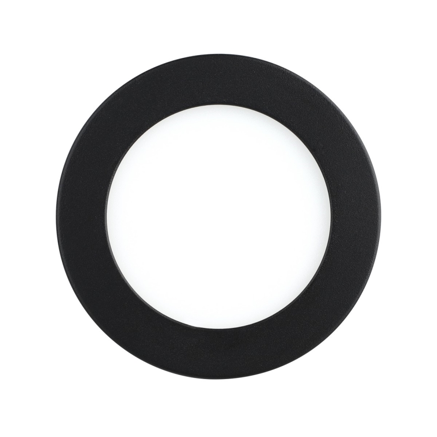 Eglo - LED-upotettava valaisin LED/5,5W/230V 4000K musta, halkaisija 11,7 cm