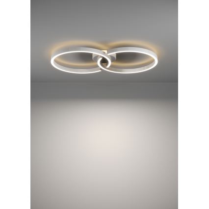 Eglo 900954 - LED RGBW Himmennettävä kattovalo LED/19,5W/230V 2700-6500K valkoinen + kauko-ohjaus