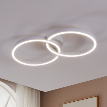 Eglo 900954 - LED RGBW Himmennettävä kattovalo LED/19,5W/230V 2700-6500K valkoinen + kauko-ohjaus