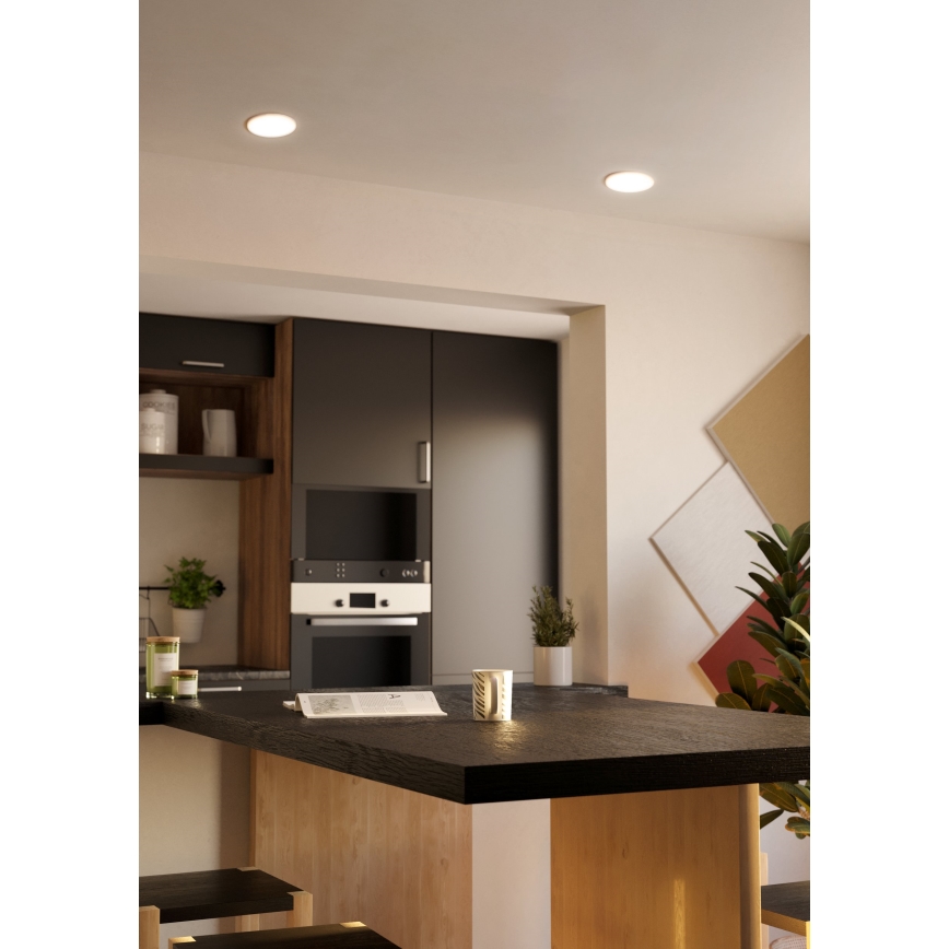 Eglo - LED Kylpyhuoneen upotettava valo LED/11,5W/230V halkaisija 15,5 cm IP65