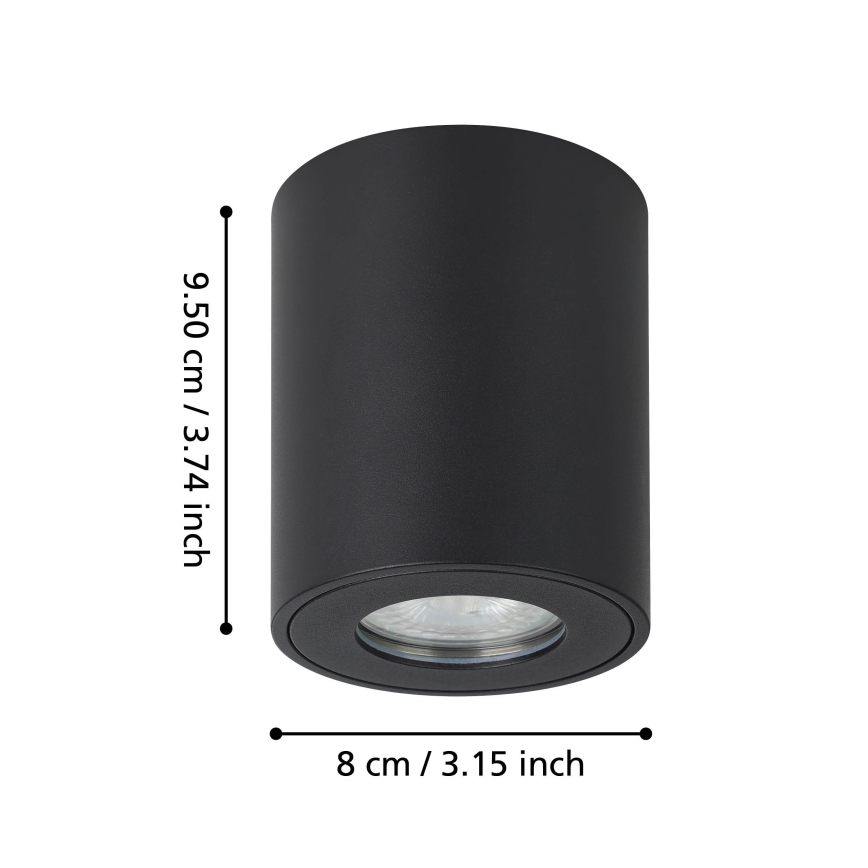 Eglo - Ulkovalaisin 1xGU10/5W/230V halkaisija 8 cm IP44