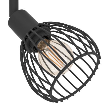 Eglo - Kohdevalo 2xE14/40W/230V musta