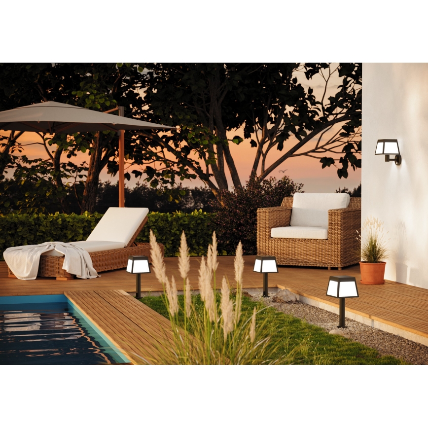 Eglo - LED-aurinkovalaisin liiketunnistimella LED/7,5W/3,7V 56cm 2200 mAh IP44