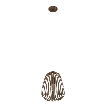 Eglo - Pronssinvärinen riippuvalaisin vaijerilla 1xE27/40W/230V