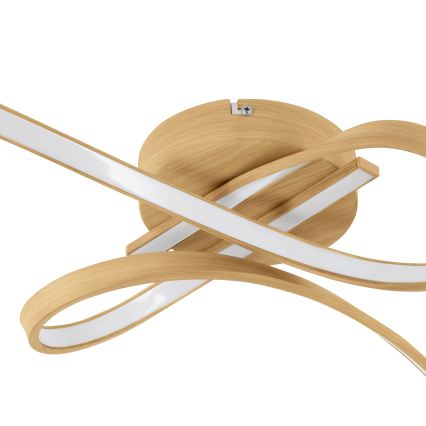 Eglo - LED-kattovalaisin LED/20,5W/230V ruskea