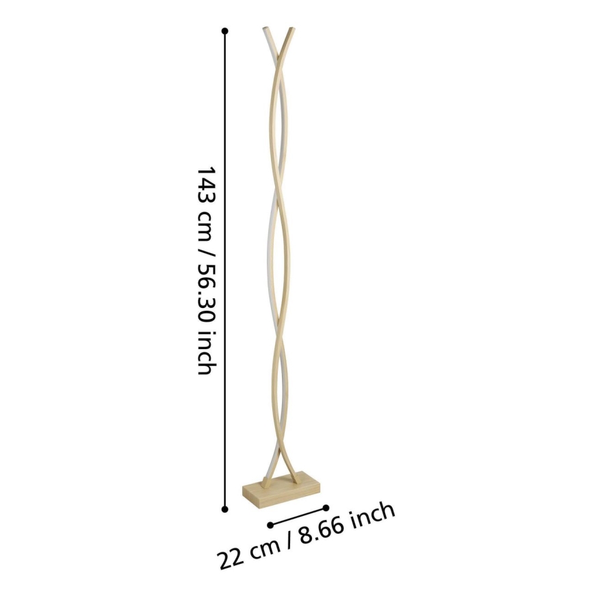 Eglo - LED-lattiavalaisin LED/36W/230V kulta