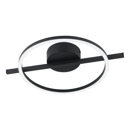 Eglo - LED RGBW Himmennettävä kattovalo LED/17W/230V 2700-6500K musta + kauko-ohjaus