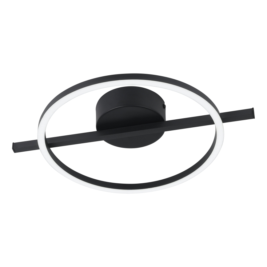 Eglo - LED RGBW Himmennettävä kattovalo LED/17W/230V 2700-6500K musta + kauko-ohjaus