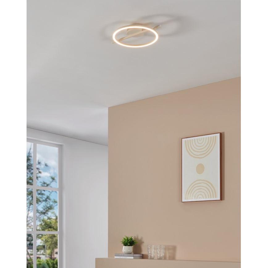 Eglo - LED RGBW Himmennettävä kattovalo LED/17W/230V 2700-6500K valkoinen + kauko-ohjaus