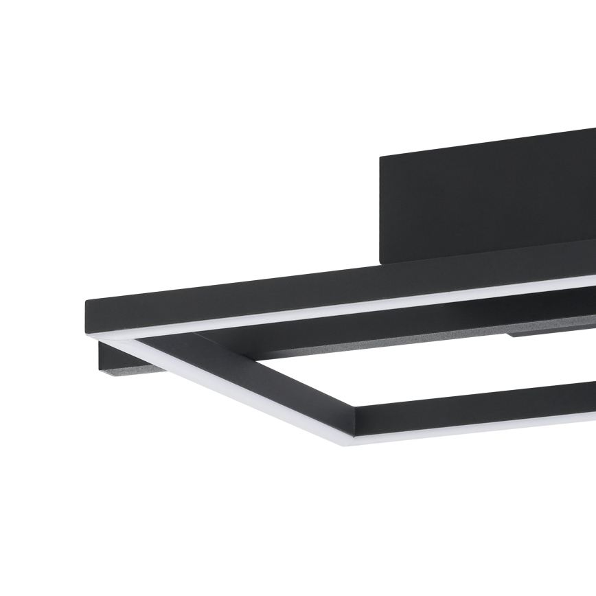 Eglo - LED RGBW Himmennettävä kattovalo LED/17W/230V 2700-6500K musta + kauko-ohjaus