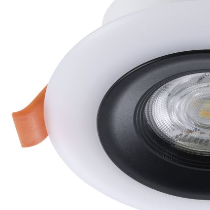 Eglo - 3 kpl:n setti himmennettäviä RGBW-LED-alasvaloja kylpyhuoneeseen LED/3,8W/230V 2700-6500K IP44 + kaukosäädin