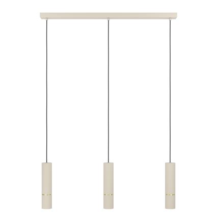 Eglo - LED-kattokruunu johdossa 3xGU10/5W/230V 3000K beige