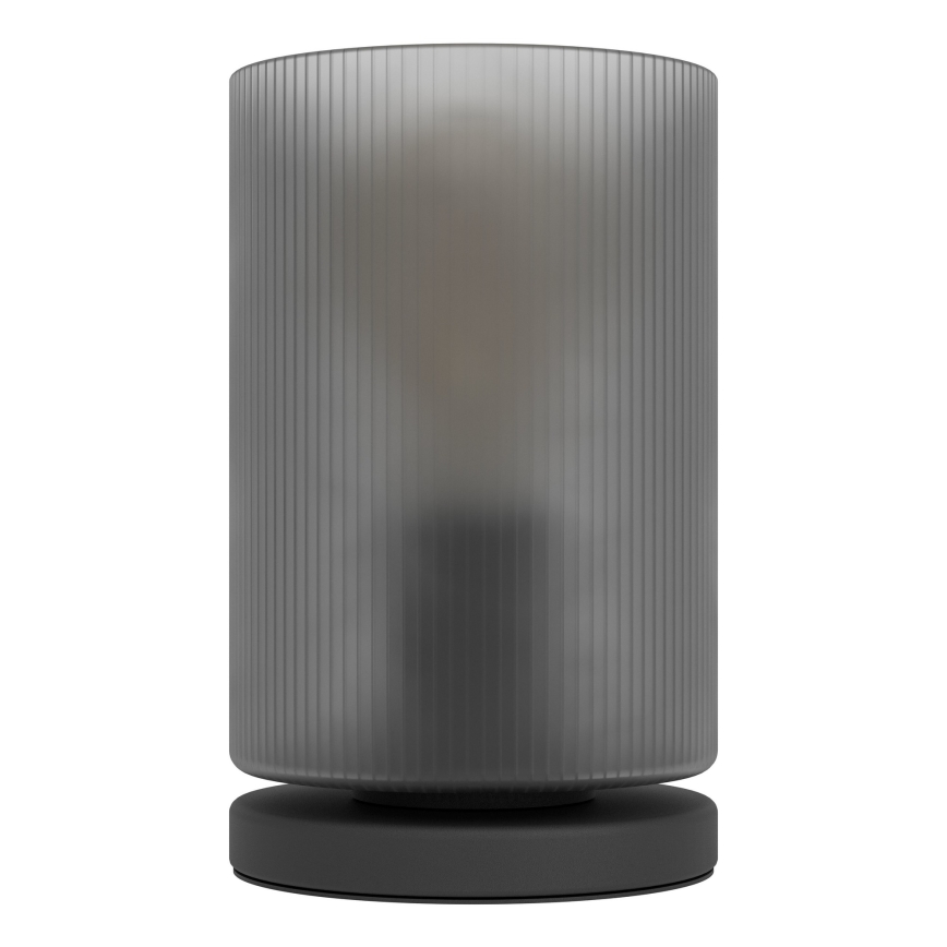 Eglo - Pöytävalaisin 1xE27/40W/230V harmaa