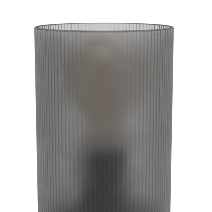 Eglo - Pöytävalaisin 1xE27/40W/230V harmaa