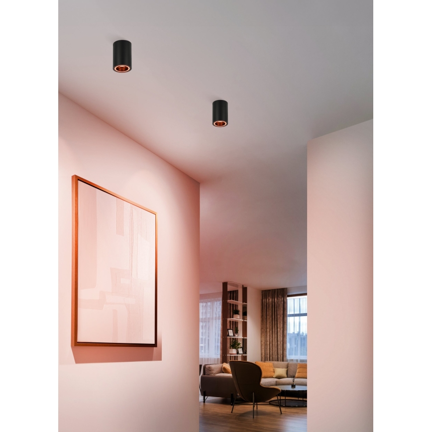 Eglo - LED RGBW Himmennettävä kohdevalo LED/4,9W/230V 2700-6500K musta