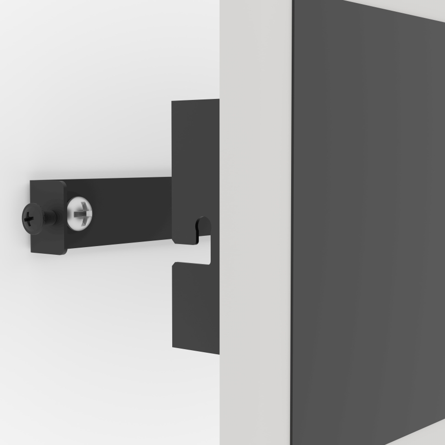 Eglo - LED-seinävalaisin LED/12W/230V 3000K 12x23 cm musta