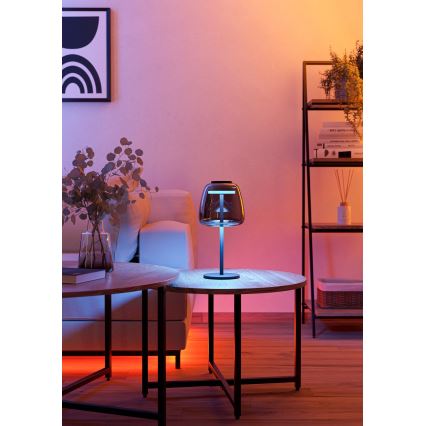 Eglo - LED RGBW Himennettävä pöytävalaisin LED/7,7W/230V 2700-6500K savunharmaa