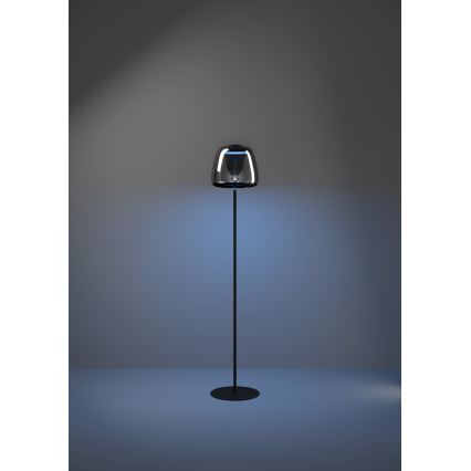 Eglo - LED RGBW himmennettävä lattiavalaisin LED/15,5W/230V 2700-6500K savunharmaa