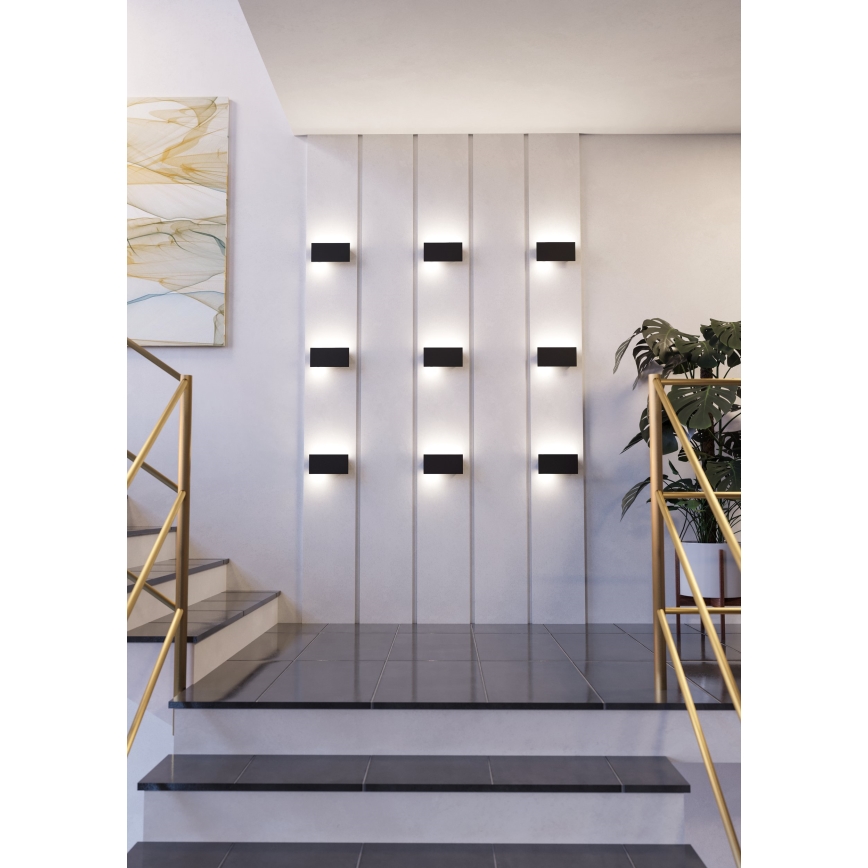 Eglo - LED-seinävalaisin LED/6W/230V 3000K musta