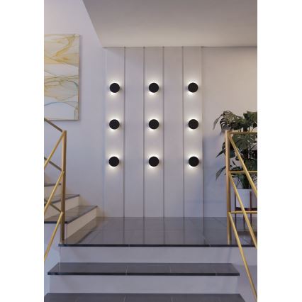 Eglo - LED-seinävalaisin LED/4W/230V 3000K musta