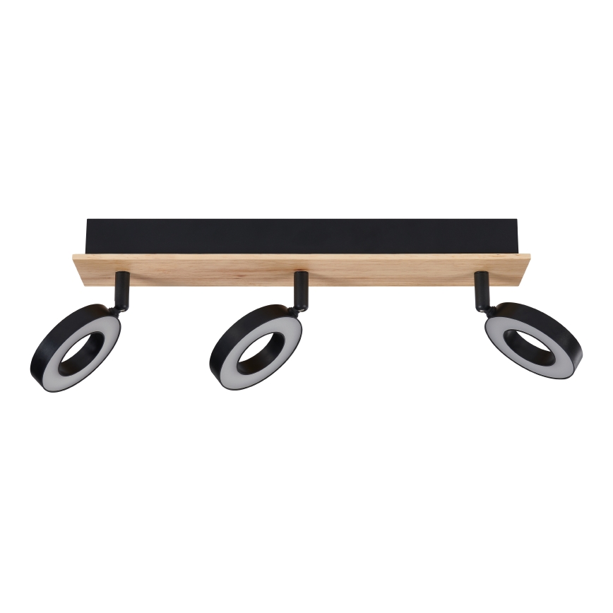 Eglo - LED-kohdevalaisin 3xLED/4,2W/230V musta/ruskea