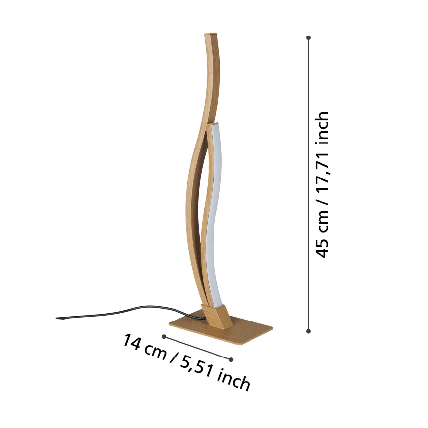 Eglo - LED-pöytävalaisin LED/12W/230V 4000K beige