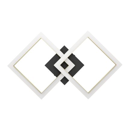 Eglo - Himmennettävä LED-kattovalaisin LED/18,4W/230V 4000K musta/kulta