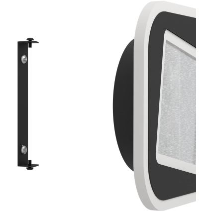 Eglo - LED-seinävalaisin LED/12W/230V 4000K musta