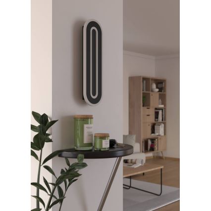 Eglo - LED-seinävalaisin LED/12W/230V 4000K musta