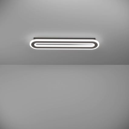 Eglo - Himmennettävä LED-kattovalaisin LED/20W/230V 2700-6500K musta + kauko-ohjaus