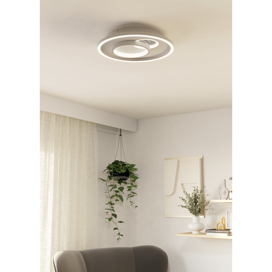 Eglo - LED-kattovalaisin LED/14W/230V + LED/8,5W, Ø 38 cm, valkoinen