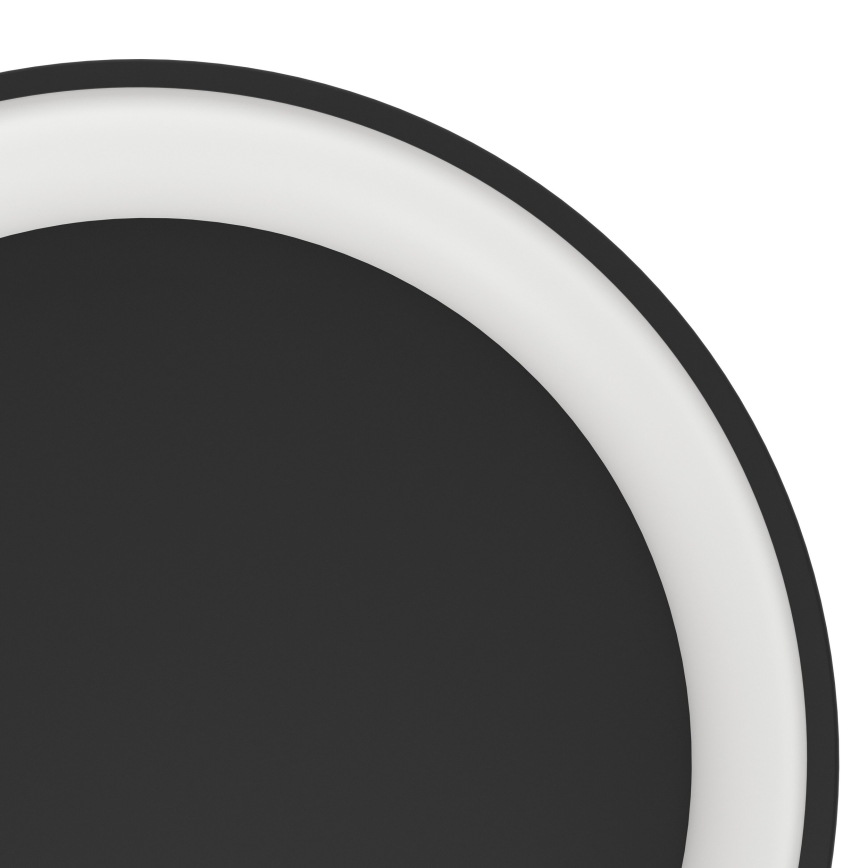 Eglo - Himmennettävä LED-kattovalaisin LED/12W/230V 2700-6500K musta + kauko-ohjaus