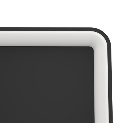 Eglo - Himmennettävä LED-kattovalaisin LED/12W/230V 2700-6500K musta + kauko-ohjaus