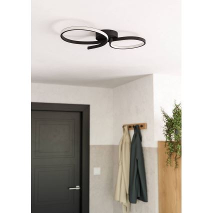 Eglo - LED-kattovalaisin LED/21W/230V 3000K musta