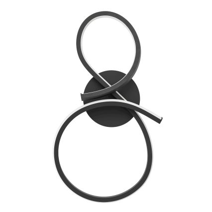 Eglo - LED-seinävalaisin LED/11,4W/230V 3000K musta