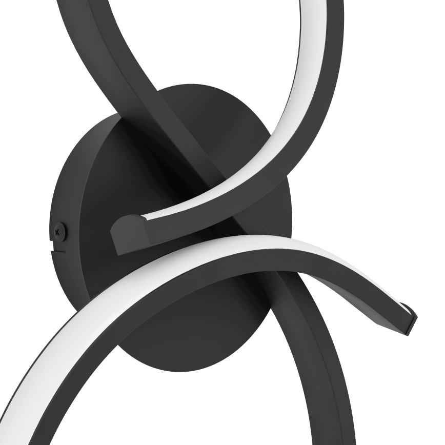 Eglo - LED-seinävalaisin LED/11,4W/230V 3000K musta