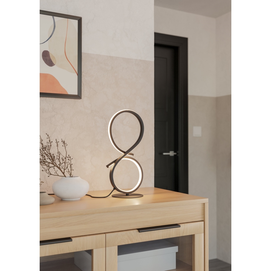 Eglo - LED-pöytävalaisin LED/11,4W/230V 3000K musta