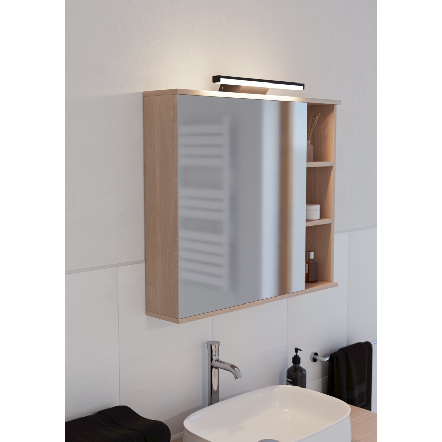 Eglo - LED RGBW Himmennettävä kylpyhuone Peilivalaistus LED/12W/230V 2700-6500K IP44 musta